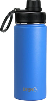 Load image into Gallery viewer, DRINCO Stainless Steel Water Bottle Spout Lid Vacuum Insulated Double Wall Water Bottle Wide Mouth (40oz 32oz 22oz 18oz 14oz) Leak Proof Keeps Cold or Hot (18 oz, 18oz Royal Blue)