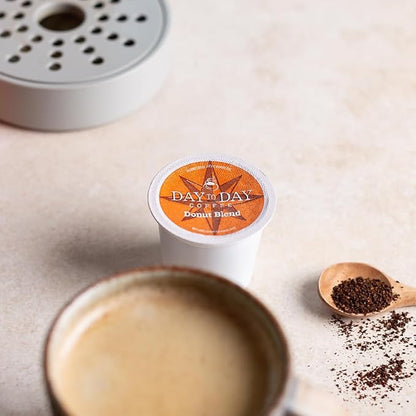 Day To Day 200-Count Donut Blend, Medium Roast Single Serve Coffee Pods for K-Cup Keurig Brewers