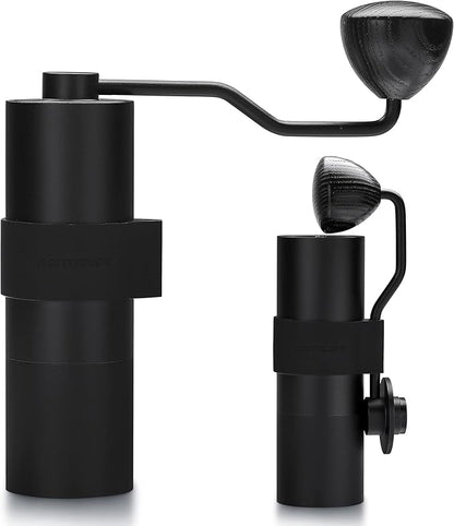 Normcore Manual Coffee Grinder V2-38mm Titanium Contemporary Conical Burr - Hand Grinder - Adjustable Settings - For Espresso, Pour over, French Press