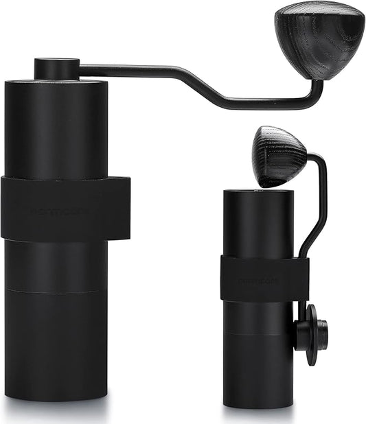 Normcore Manual Coffee Grinder V2 - Hand Coffee Grinder with Stainless Steel 38mm Contemporary Conical Burr - Adjustable Settings - For Espresso, Pour over, French Press