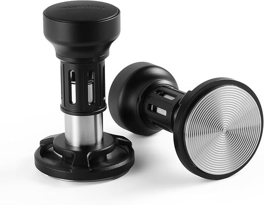 MHW-3BOMBER 58mm Espresso Tamper, Coffee Tamper with Sound Feedback for Barista, Impact Tamper Tool Espresso Espresso Hand Tamper with 4 Spring Loaded Fits 58mm Portafilter, YU Series, T5862-OS