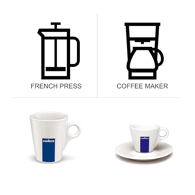 Lavazza Qualità Oro Ground Coffee, Medium Roast, 100% Arabica, 8.8 oz Tin (Pack of 4)