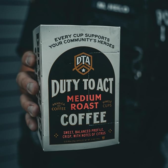 Duty to Act Medium Roast Coffee K-Cup, 12, 5.4 Ounce (Pack of 1)