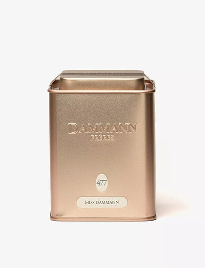 Dammann Freres Loose Leaf, Miss Dammann, Premium French Gourmet Green Tea, Blend Ginger, Passion Fruit, Lime Flavors, 3.52 Ounce Tin