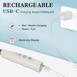 Load image into Gallery viewer, Milk Frother Handheld for Coffee, Electric Whisk 3 Speed Adjustable, Drink Mixer with Stainless 3 Whisks, Rechargeable Hand Frother Wand, for Latte Cappuccino Hot Chocolate Egg Beige