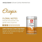 Load image into Gallery viewer, illy Arabica Selections Ethiopia Whole Bean Coffee, 100% Arabica Bean Single Origin Coffee, Light Roast with Notes of Jasmine, All-Natural, No Preservatives, 8.8 Ounce Can (Pack of 1)