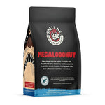 Load image into Gallery viewer, Bones Coffee Company Megalodonut, Boston Cream Donut Flavored Coffee, Medium Roast Low Acid Arabica Beans Compatible with Auto drip and French Press Coffee Maker, 12 Oz Ground