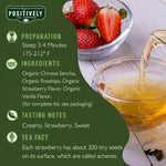 Load image into Gallery viewer, Organic Positively Tea Company, Strawberries and Cream, Green Tea, Loose Leaf, 4 Ounce