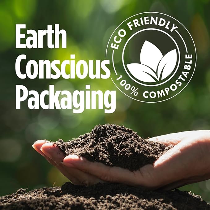 VitaCup Mushroom Coffee Alternative Instant Drink Mix | Mushroom Coffee Substitute for Natural Energy & Focus | Lion’s Mane, Yerba Mate, & Chaga | Cacao, Cinnamon, & B Vitamins | 3 Bags, 90 Servings