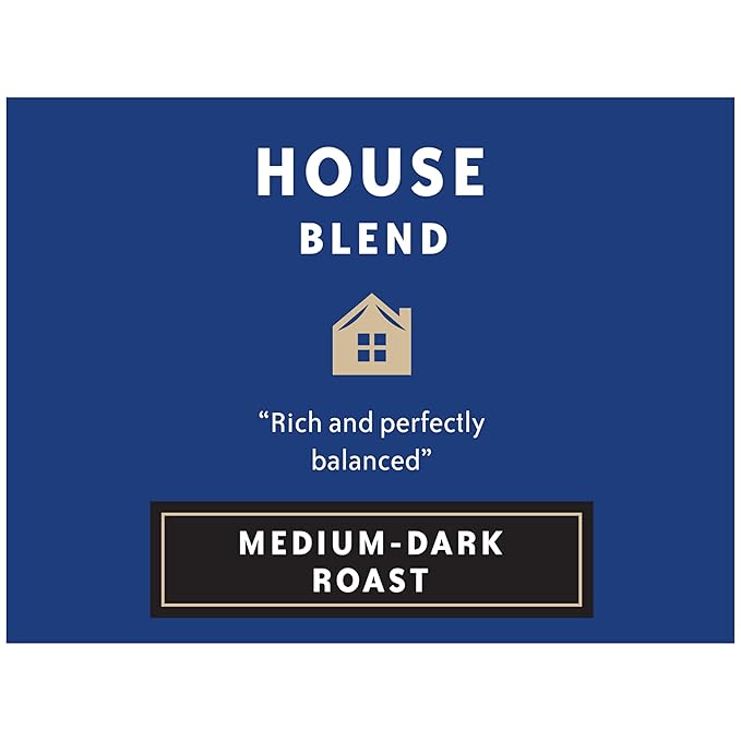 Community Coffee House Blend Medium-Dark Roast Single-Serve Keurig K-Cup Pods, 12 Count (Pack of 1)