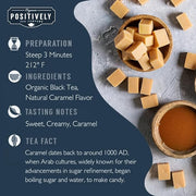 Organic Positively Tea Company, Caramel Black Tea, Loose Leaf, 16 Ounce