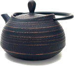 Load image into Gallery viewer, Southern iron teapot brush marks Hakeme 0.4L Copper Black (japan import)