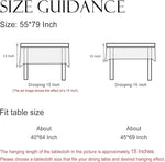 Load image into Gallery viewer, Designer Linen Elegant Table Cloth for Rectangle Table,Colorful Floral Bohemian Tablecloth,Wrinkle Resistant Decor Tablecloths for Dining Thanksgiving Kitchen,55"*79"-Floralsea A