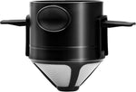 Load image into Gallery viewer, Pour Over Coffee Dripper, Reusable Stainless Steel Pour Over Coffee Filters, Easy to Clean Camping Coffee Filter, Portable Collapsible Coffee Maker, Paperless Travel Coffee Makers
