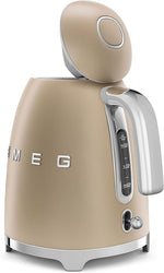 Load image into Gallery viewer, SMEG 50's Retro Style 7 Cup Electric Water Kettle with Automatic Shutoff, Removable Base, and Water Indicator, KLF03CHMUS, Matte Campagne