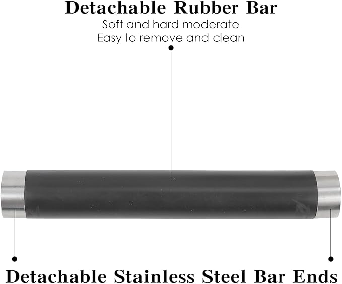 Italian Espresso Tapping Box, Stainless Steel Coffee Grinding Tapping Box, With Detachable Tapping Rod And Anti Slip Rubber Base (Silver-S)