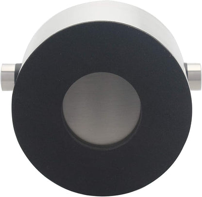 Espresso Knock Box, Stainless Steel Coffee Grounds Knock Box, With Removable Knock Bar and Non-Slip Rubber Base (Silver)