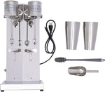 Load image into Gallery viewer, Milk Shaker Machine, Commercial Stainless Steel Milk Shaking Machine Double Head Drink Mixer 110V 16000RMP High Speed Electric Silent Milk Shake Machine with Two 800ml Cups(Double Head 16000rpm)