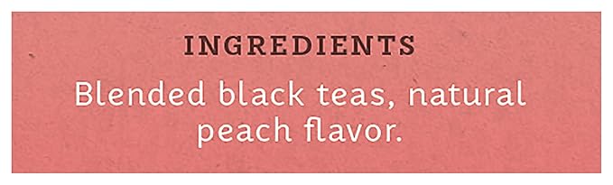 Stash Tea Peach Black Tea, Box of 100 Tea Bags (Packaging May Vary)