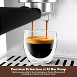 Load image into Gallery viewer, CHULUX Touchscreen Espresso Machine with Steam Wand, Cold Brew Espresso Coffee Maker for Cappucino, Americano