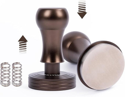 Stainless Steel Coffee Tamper 53.5mm - Heavy Duty Espresso Press for Espresso Machines, Ergonomic Handle & Precision Fit (Barista Kit Essential)