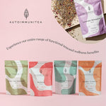 Load image into Gallery viewer, AutoimmuniTea – AIP Stress Relief, Bedtime Blend for Restful Sleep, Calming Tea for Stress, Lavender, Tulsi, Passion Flower Organic Blend - 15 Tea Bags (30 Cups)