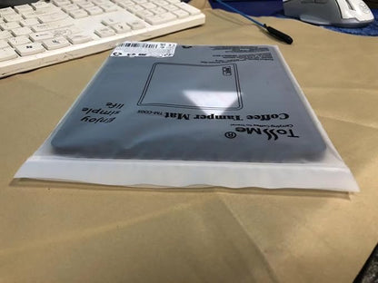 Espresso Tamping Mat I 6X7 Inch Food Safe Silicone Coffee Tamper Mat I Portafilter Mat For Baristas I Coffee Tamp Mat I Waterproof, Heat Resistant Tamping Pad and Tamp Station TM-CO05 Black