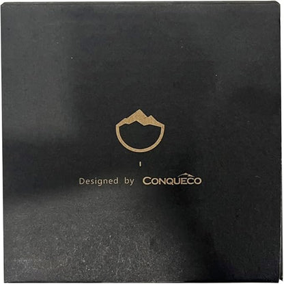 CONQUECO Portable Espresso Coffee Machine: 12V Electric Small Travel Expresso Maker - Self Heating 8 Cups Battery Powered Compatible for Nespresso Capsule - for Camping RV Hiking Office (Brown)