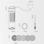 Load image into Gallery viewer, MHW-3BOMBER R3 Manual Coffee Grinder with CNC Stainless Steel Conical Burr and 5 Screen for French Press, Drip, Espresso, External Adjustable, Hand Coffee Bean Grinder with Magnetic Bin, G5847B-OS