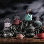 Load image into Gallery viewer, IBILI Cast Iron Tea Pot Kuta 0.30 Litre, One Size, Brown Golden