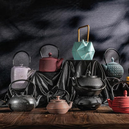 IBILI Cast Iron Tea Pot Kuta 0.30 Litre, One Size, Brown Golden