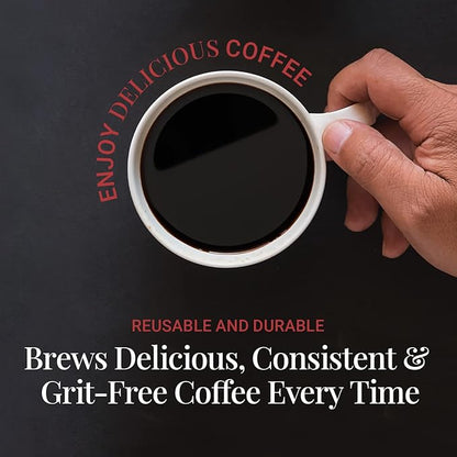 AeroPress Go Travel Coffee Maker & Stainless Steel Filter Bundle