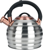 Load image into Gallery viewer, Tea Kettle for Stove Top Whistling Teapot, 3.2Q Tea Pot Stainless Steel Teakettle with Heat Proof Ergonomic Handle