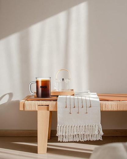 2pcs Set Glass Coffee Mugs 15oz Bell Mouth Glass Coffee Cups Clear Large Tea Cups,Cute Coffee Bar Accessories,Iced Coffee Glasses,Lead-Free Glass Cups for Water,Latte,Milk-Flat Bottomed Design