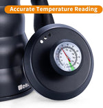 Load image into Gallery viewer, Pour Over Coffee Kettle with Thermometer for Exact Temperature 40 fl oz - Premium Stainless Steel Gooseneck Tea Kettle for Drip Coffee, French Press and Tea (Black)