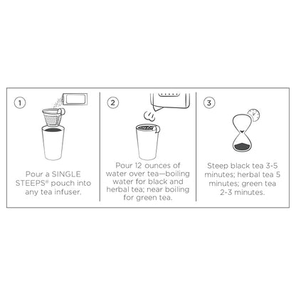 Tea Forte Mango Citron Premium Organic Loose Leaf Caffeine-Free Herbal Tea Blend Canister, Makes 35-50 Cups