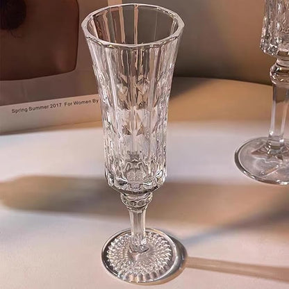 Cordial Glasses with Stem, Crystal Fancy Shot Glasses - Set of 12 | Limoncello Glasses | Sherry | Liqueur 1.5 oz / 45 ml