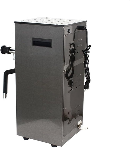 12L Commercial Milk Steamer&Frother, 4 IN 1 Milk Foam Maker with LED Display, 110v Stainless Steel Milk Steamer Machine Water Boiling Machine for Espresso Coffee Milk Tea