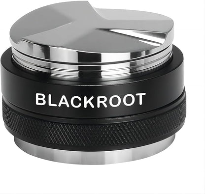 BLACKROOT 51mm Precision Coffee Distributor and Tamper, Dual Head Leveler Tool with Adjustable Depth for Consistent Espresso Puck Prep, Fits 51mm Portafilters