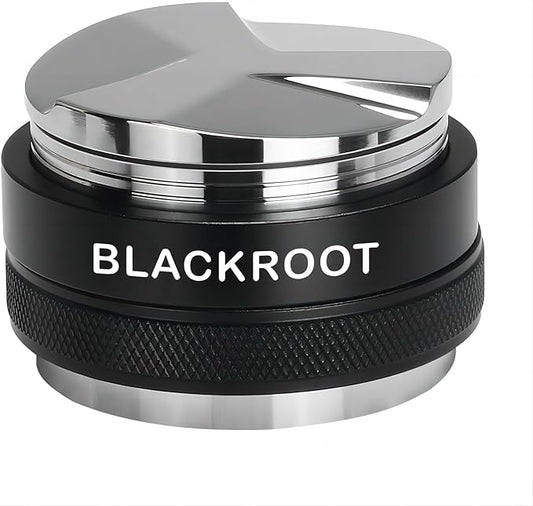 BLACKROOT 51mm Precision Coffee Distributor and Tamper, Dual Head Leveler Tool with Adjustable Depth for Consistent Espresso Puck Prep, Fits 51mm Portafilters