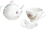 Load image into Gallery viewer, Lenox 6083927 Butterfly Meadow Teapot with Lid, White