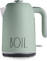 Load image into Gallery viewer, Rae Dunn Electric Hot Water Kettle - Stainless Steel Coffee Maker, Tea Kettle, Swivel Base, With Automatic Shut Off Boil-Dry Protection, Easy Pour Pitcher, 1500 Watt Boiling Power, 1.7 Liters (Sage)
