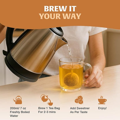 HANDPICK, Valerian Root Tea Bags (Valeriana) 50 Count | Non-GMO, Caffeine Free, Real Ingredients | Earthy/Woody Herbal Tea Bags | Round Eco-conscious Teabags