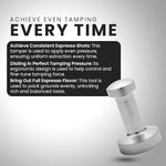 Load image into Gallery viewer, Rattleware Premium Aluminum Espresso Tamper (58 mm) - Ideal for Baristas &amp; Coffee Lovers - Sleek Material &amp; Design - Ultimate Tamping Precision &amp; Consistency