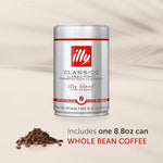 Load image into Gallery viewer, Illy Classico Whole Bean Coffee, Medium Roast, Classic Roast With Notes Of Caramel, Orange Blossom And Jasmine, 100% Arabica Coffee, No Preservatives, 8.8 Ounce Can (Pack Of 1)