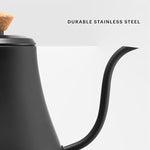 Load image into Gallery viewer, Bodum 27oz Bistro Gooseneck Electric Water Kettle, Pour Over Coffee &amp; Tea, Stainless Steel, Matte Black