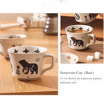 Load image into Gallery viewer, Ceramic Coffee Mug, 12 oz Mug Black Bear Set of 1, Novelty Cup with Handle, Stoneware Fun Cup for Coffee Milk Tea Mocha Latte Cappuccino Espresso Adorable Bear, Microwave Dishwasher Safe