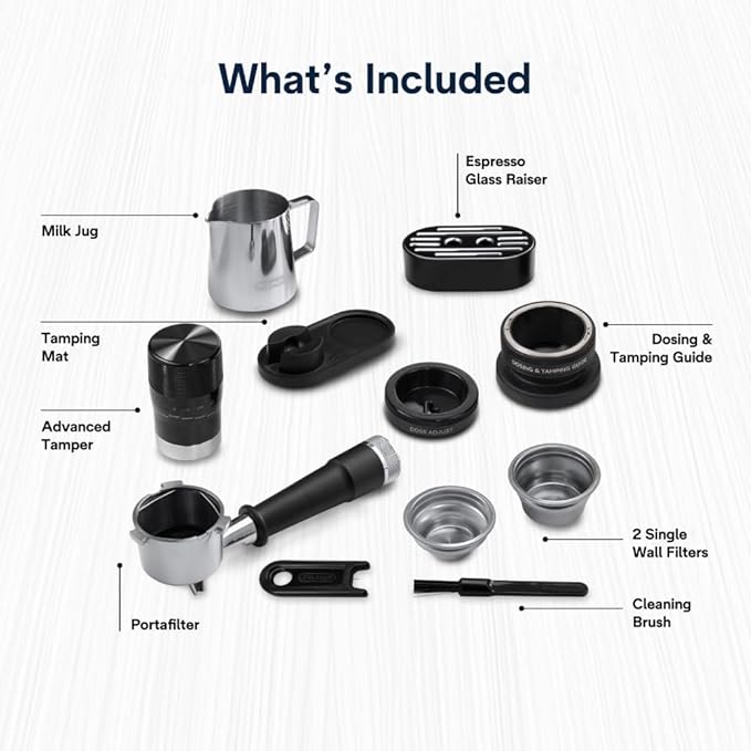 De'Longhi La Specialista Touch Espresso Machine with Grinder & Milk Frother – Cold Brew & Iced Coffee Maker, Burr Grinder, 10 Drink Presets, Compact Bean to Cup, Award-Winning Italian Design