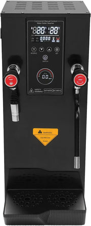 Commercial Milk Frother, Multi-Purpose Full-Automatic Steam Boiling Water Frothing Machine with 12H Timing Function for Tea Coffee Dessert Milk 3KW 12L