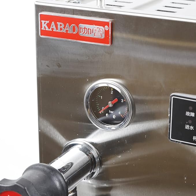 Commercial Steam Milk Frother Machine Electric Milk Frother Automatic Machine with 2.1 Gallon Capacity Milk Steamer & Frother for Latte Hot Water Dispenser（Silver）